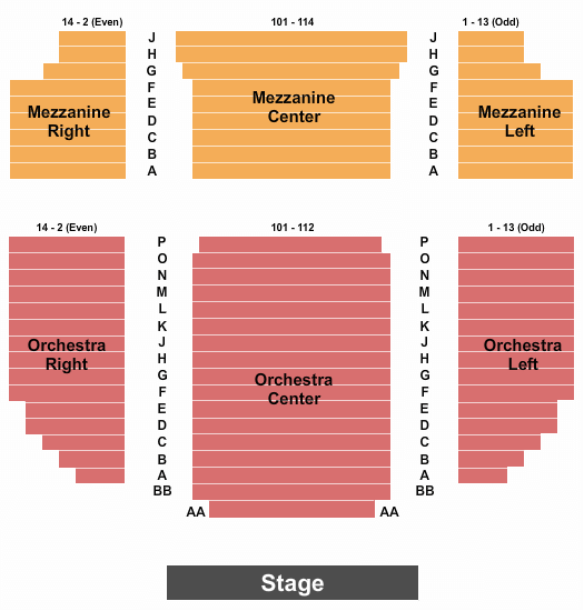 Helen Hayes Theatre Becky Shaw Seating Chart